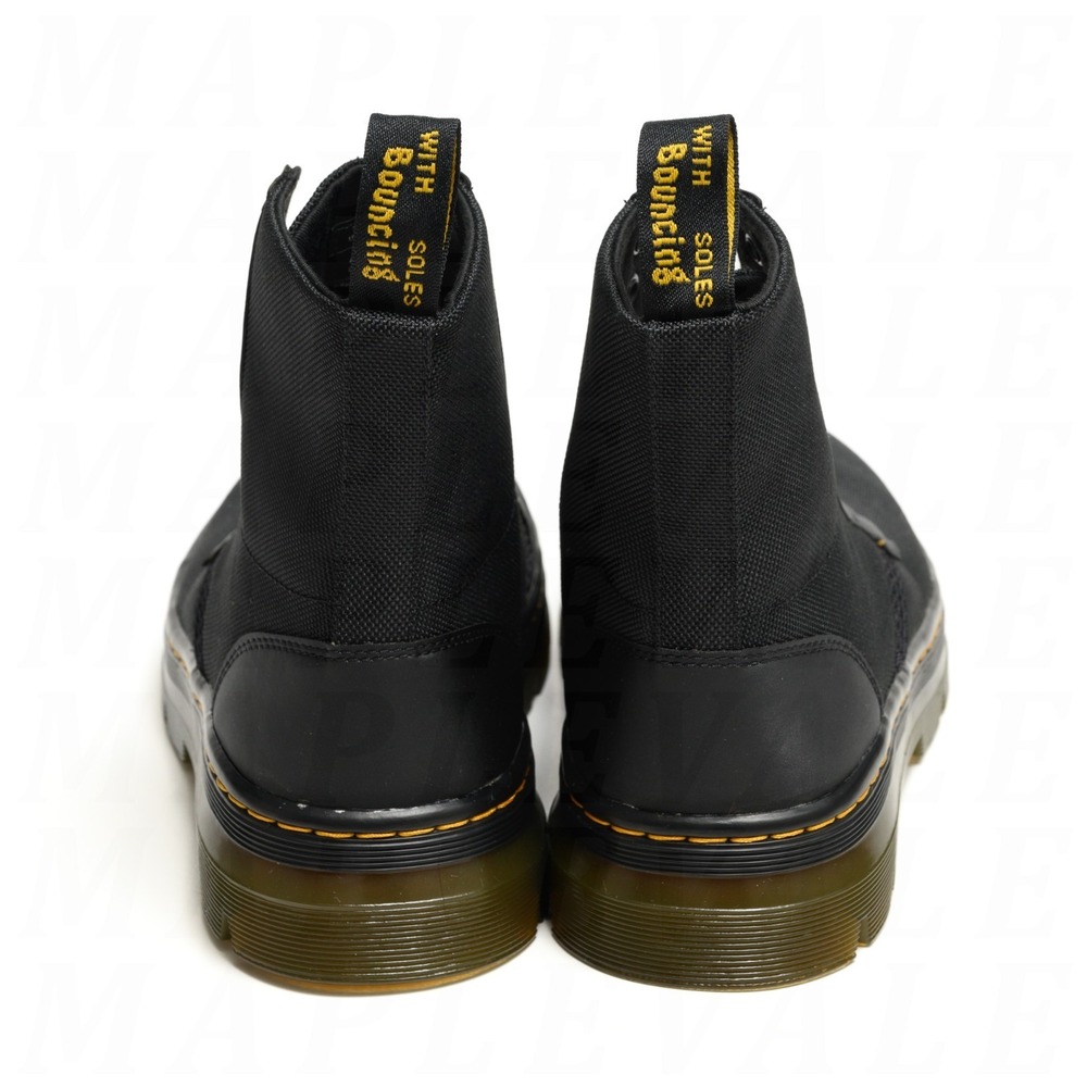 Dr Martens Combs Poly Rubbery Women's Sz 9 Black Casual Combat Boots 16607001 - Picture 6 of 12